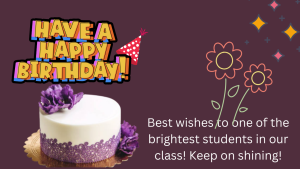 Birthday Wishes For Student