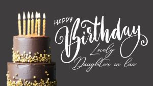Birthday Greetings For Daughter in Law
