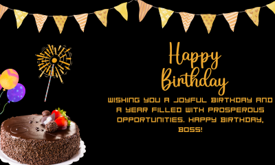 Happy Birthday Greetings For Boss