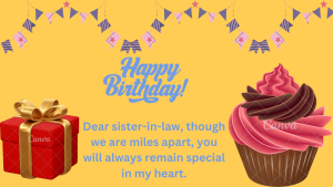 Birthday Wishes For Sister In Law