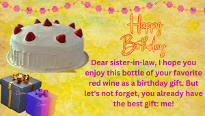 Birthday Wishes For Sister In Law