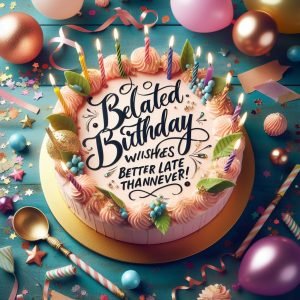  Be Lated Birthday Wishes