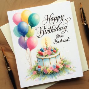 Happy Birthday Card For Husband