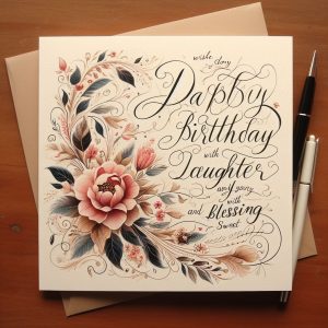 Happy Bday Card For Daughter