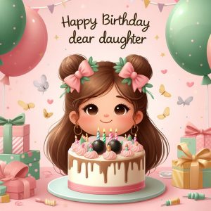 Happy Bday Card For Daughter