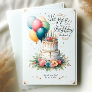 Happy Birthday Card For Husband