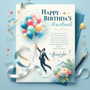 Happy Birthday Card For Husband