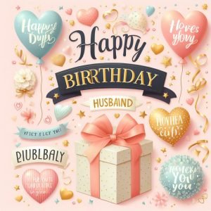 Happy Birthday Card For Husband