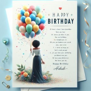 Happy Birthday Card For Husband