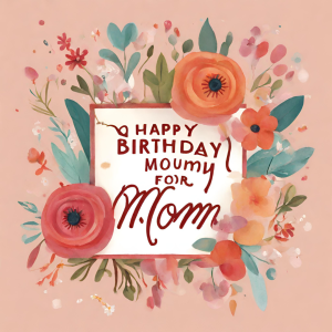 Birthday Wish Card For Mother