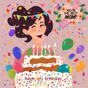 Birthday Wish Card For Mother