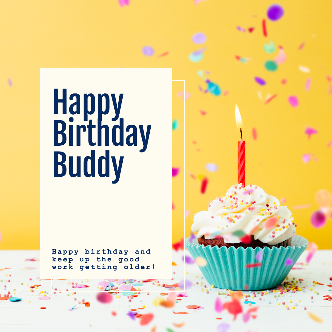 Happy Birthday Images for Buddy