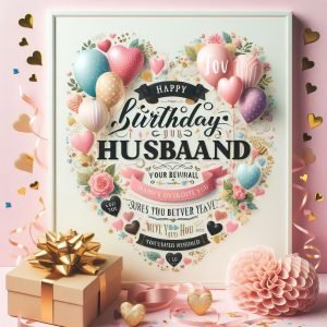 Happy Birthday Card For Husband