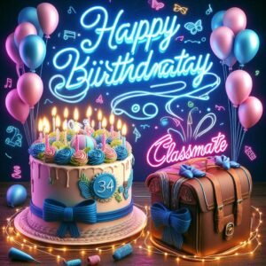 Happy Birthday Wishes for Classmate