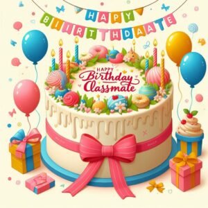 Happy Birthday Wishes for Classmate