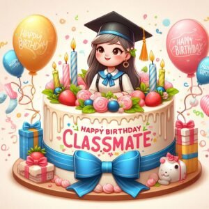 Happy Birthday Wishes for Classmate