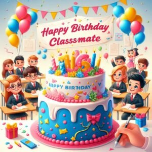 Happy Birthday Wishes for Classmate